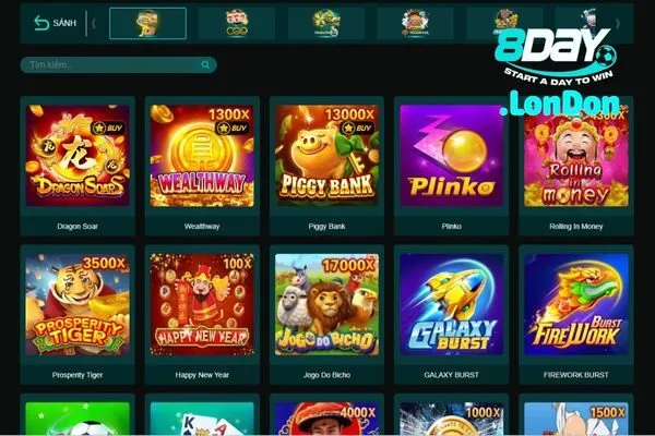 Game Slot Đổi Thưởng Uy Tín 8day.london